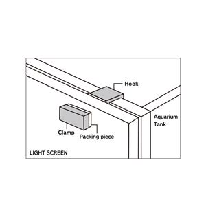 ADA Železný držák pro Light Screen 90