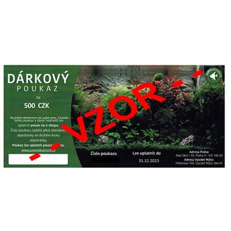 Dárkový poukaz v hodnotě 500kč