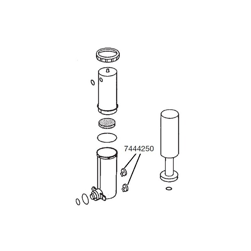 EHEIM Náhradní díl Sada pro uchycení pro filtr filtr 2227, 2229, 2327, 2329 (7444250)