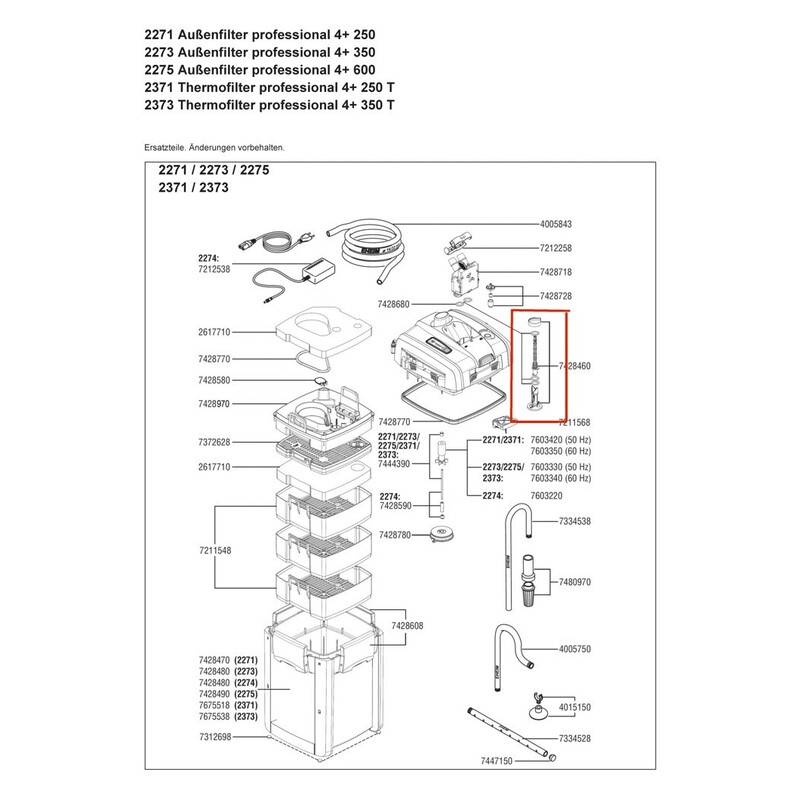 EHEIM Otočný knoflík s regulátorem průtoku (7428460)