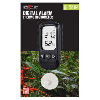 Teploměr vlhkoměr LCD REPTI PLANET s alarmem - vnitřní