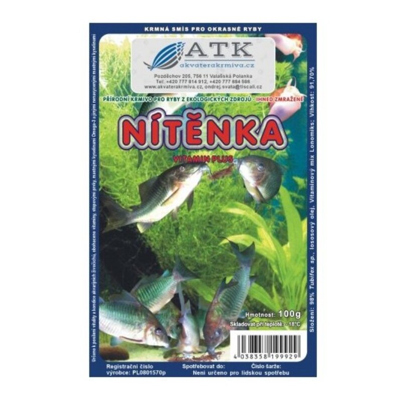 Mražené krmivo Nítěnky 100g - BLISTR