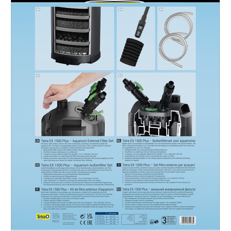 Filtr Tetra EX 1500 Plus