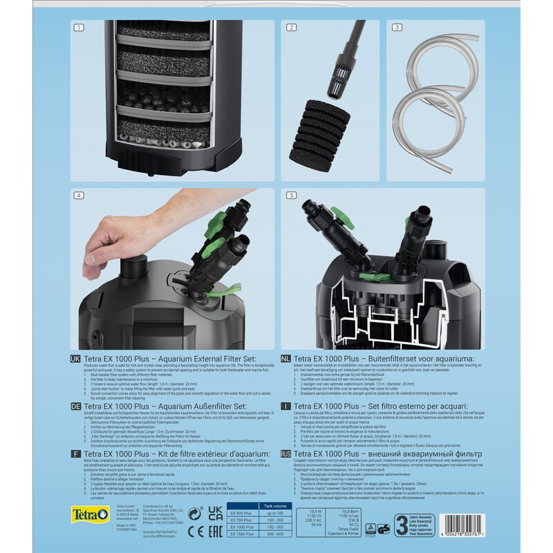 Filtr Tetra EX 1000 Plus