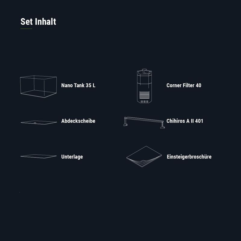 Akvárium DENNERLE Nano Tank Plant Pro 35L