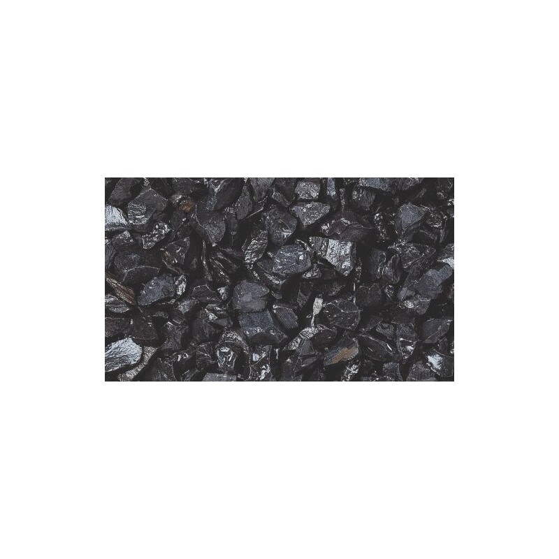 Mramor drcený ebenově-černý 3-5 mm 10kg