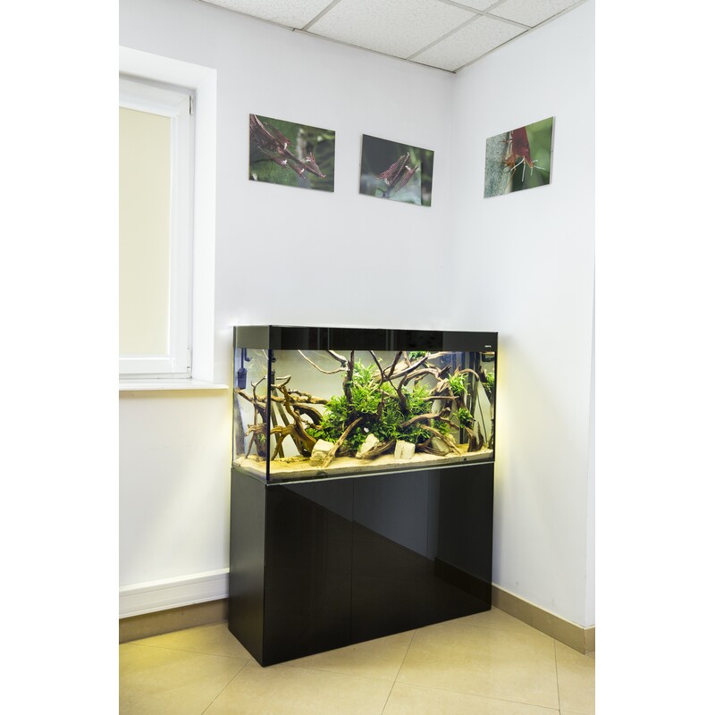 Skřínka AQUAEL pod akvária GLOSSY 120 černá