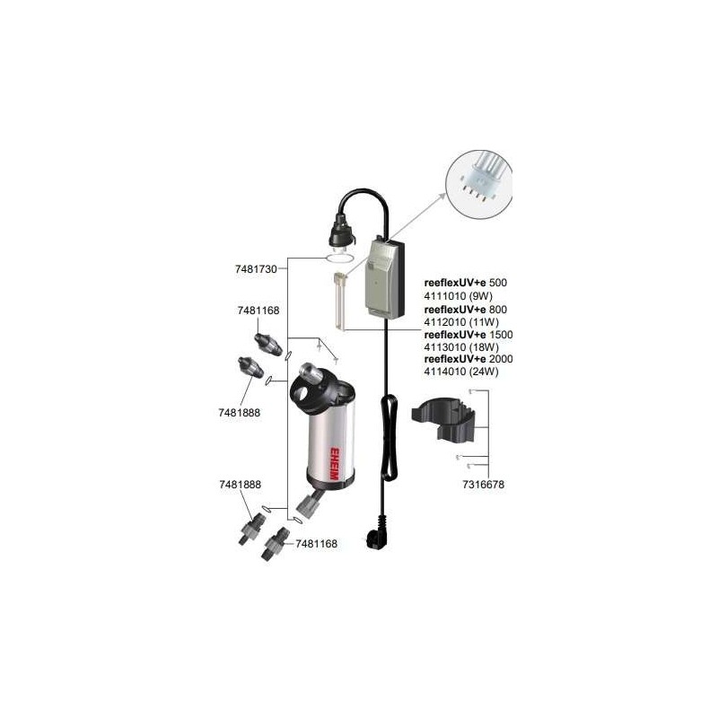 EHEIM UV sterilizátor reeflex UV+e 1500