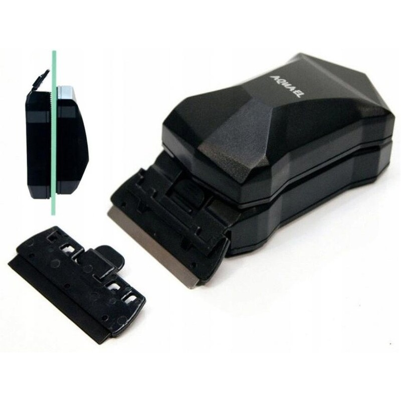 Aquael magnetický čistič S 2v1 pro sklo do 6mm