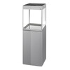 Akvárium set AQUAEL GLOSSY CUBE ST Day&Night šedé 135L