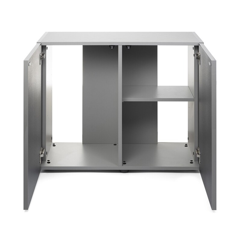 Skřínka AQUAEL pod akvária GLOSSY ST 80 šedá