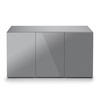 Skřínka AQUAEL pod akvária GLOSSY ST 120 šedá