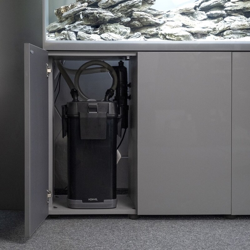 Skřínka AQUAEL pod akvária GLOSSY ST 150 šedá