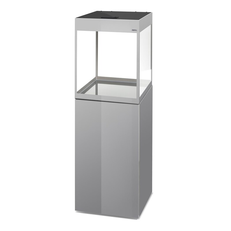 Skřínka AQUAEL pod akvária GLOSSY ST CUBE šedá