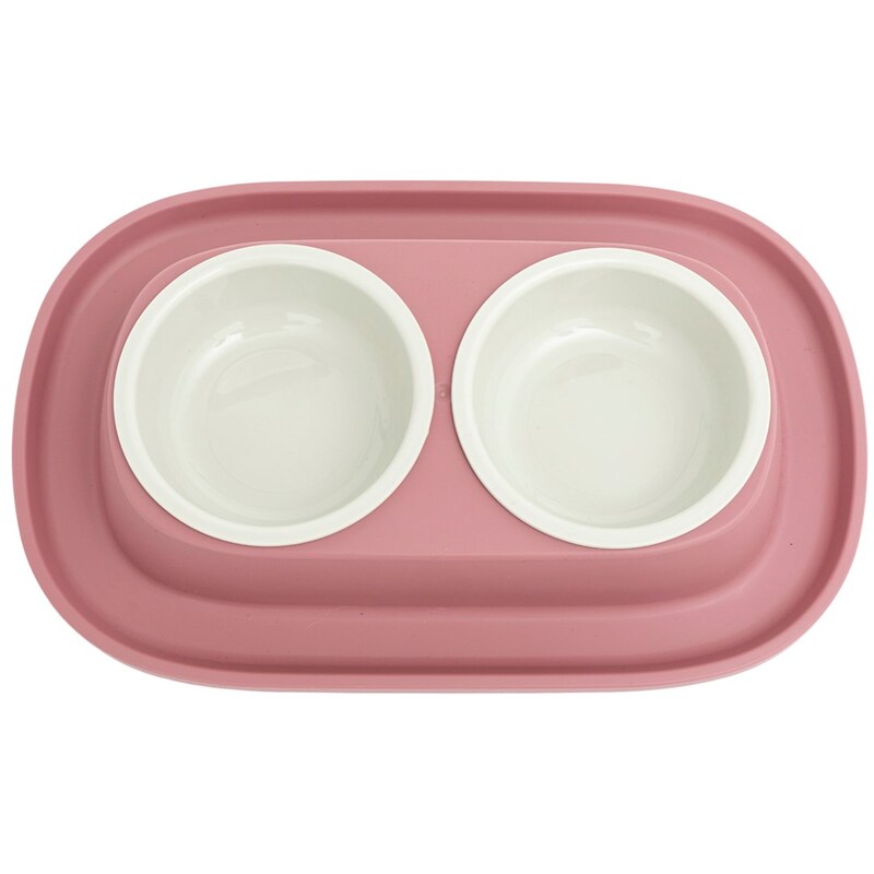 Miska Comfy Smart Clean 230+230 ml Pink