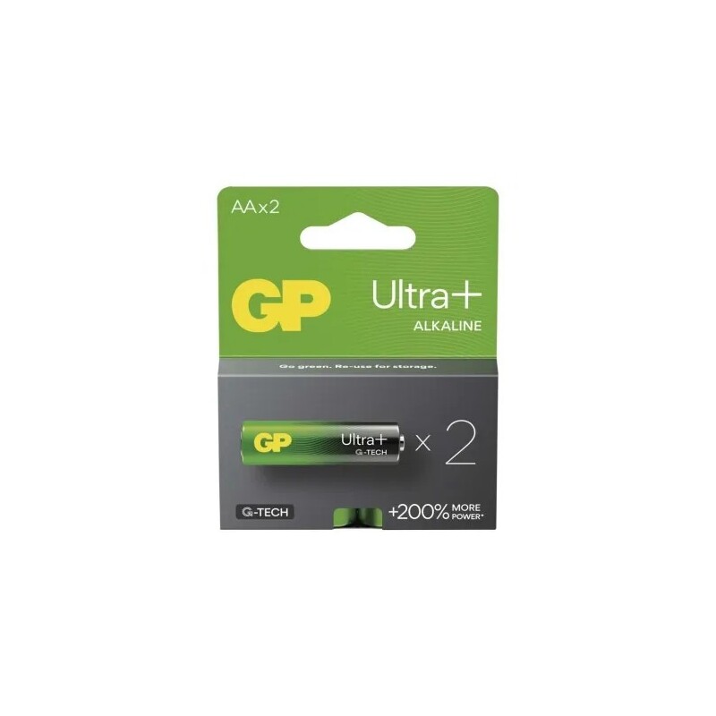 Baterie GP AA Alkaline Ultra Plus 1,5 V 2 KS