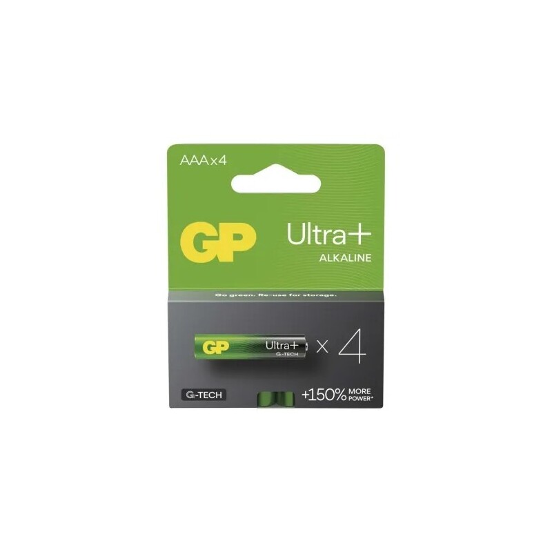 Baterie BP AAA Alkaline Ultra Plus 1,5 V 4 Ks