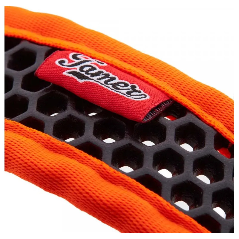 Tamer obojek Softy oranžovo-černý - šířka 3,3 cm, obvod krku 30-36 cm