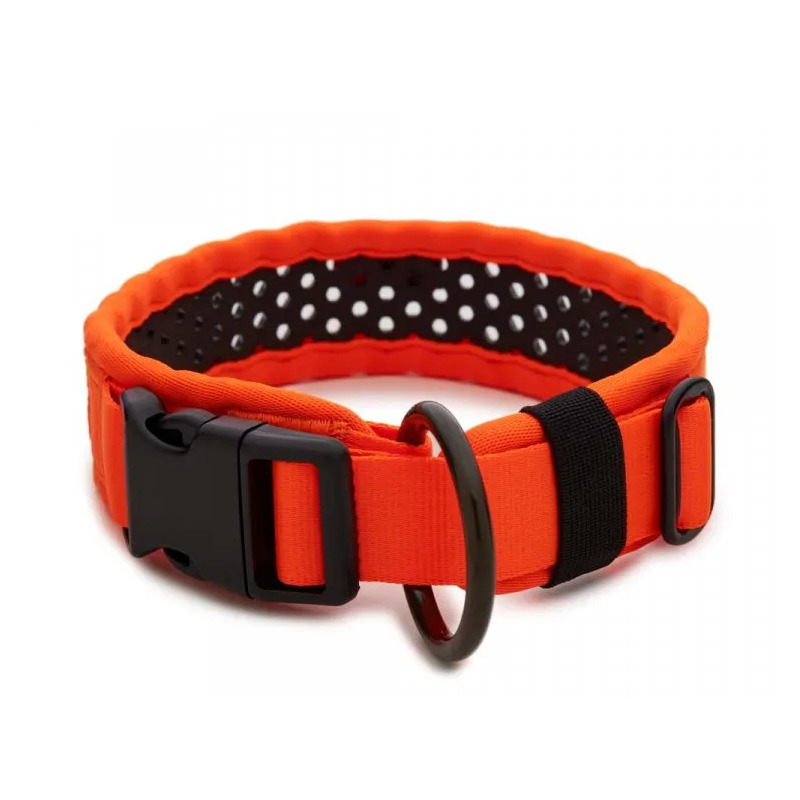 Tamer obojek Softy oranžovo-černý - šířka 3,8 cm, obvod krku 40-46 cm