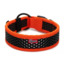 Tamer obojek Softy oranžovo-černý - šířka 3,8 cm, obvod krku 45-51 cm