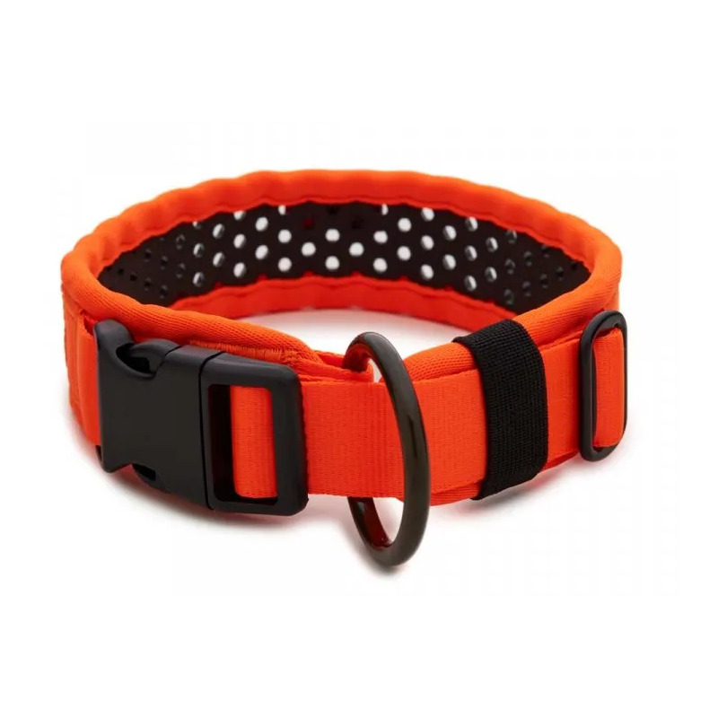 Tamer obojek Softy oranžovo-černý - šířka 3,8 cm, obvod krku 45-51 cm