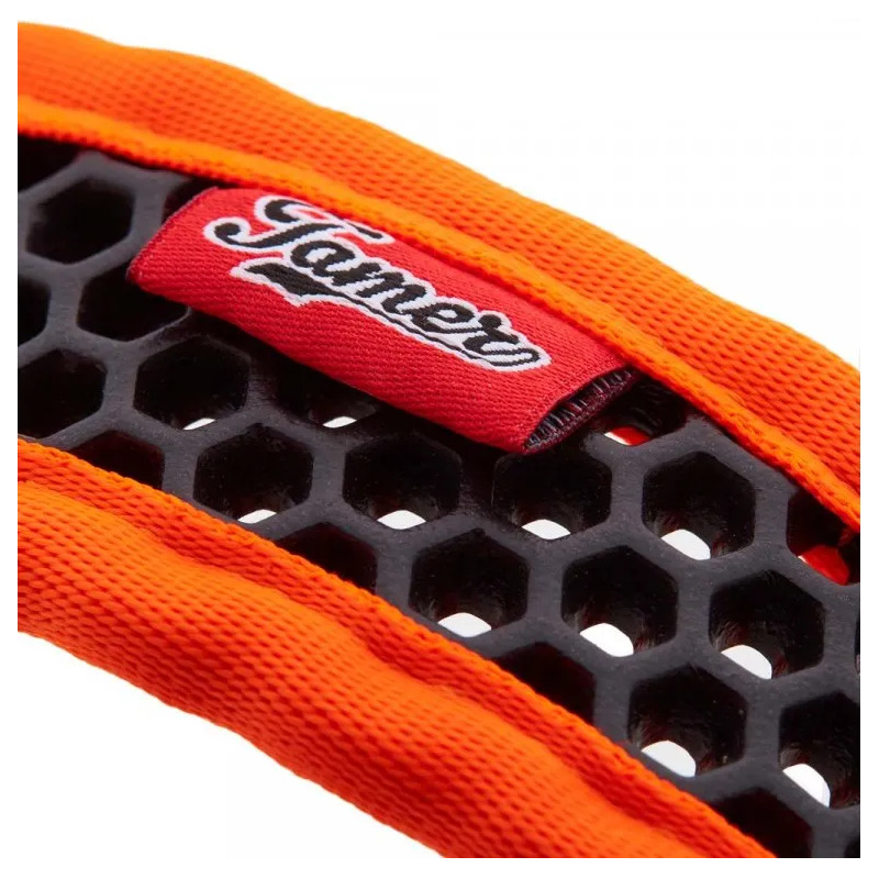Tamer obojek Softy oranžovo-černý - šířka 3,8 cm, obvod krku 45-51 cm
