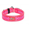 Tamer obojek Softy růžový - šířka 3,8 cm, obvod krku 35-41 cm