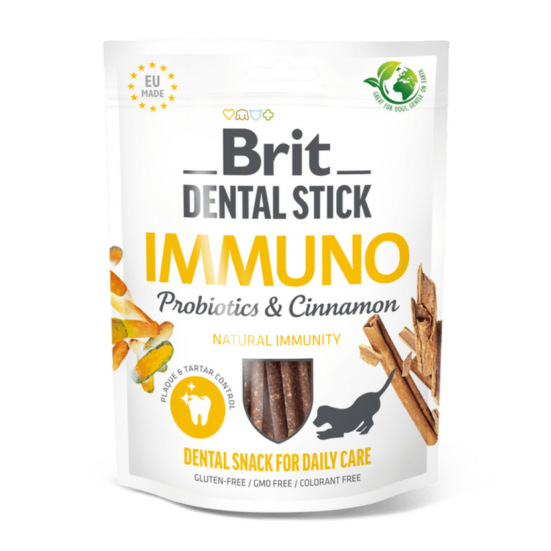 Brit Dental Stick Immuno with Probiotics & Cinnamon 7 pcs 251 g 
