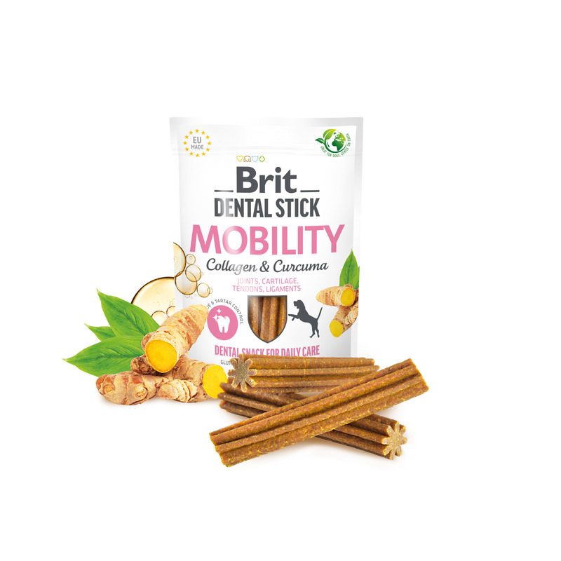 Brit Dental Stick Mobility with Curcuma & Collagen 7 pcs 251 g