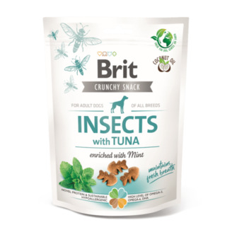 Brit Care Dog Crunchy Cracker Insects with Tuna enriched with Mint 200 g
