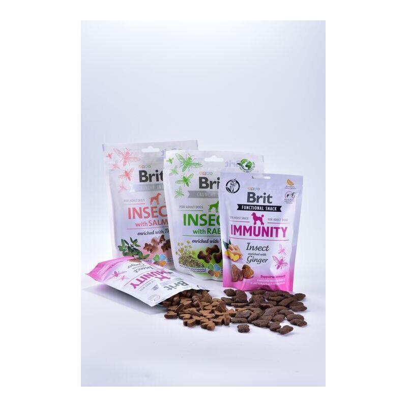 Brit Care Dog Crunchy Cracker Insects with Salmon enriched with Thyme 200 g