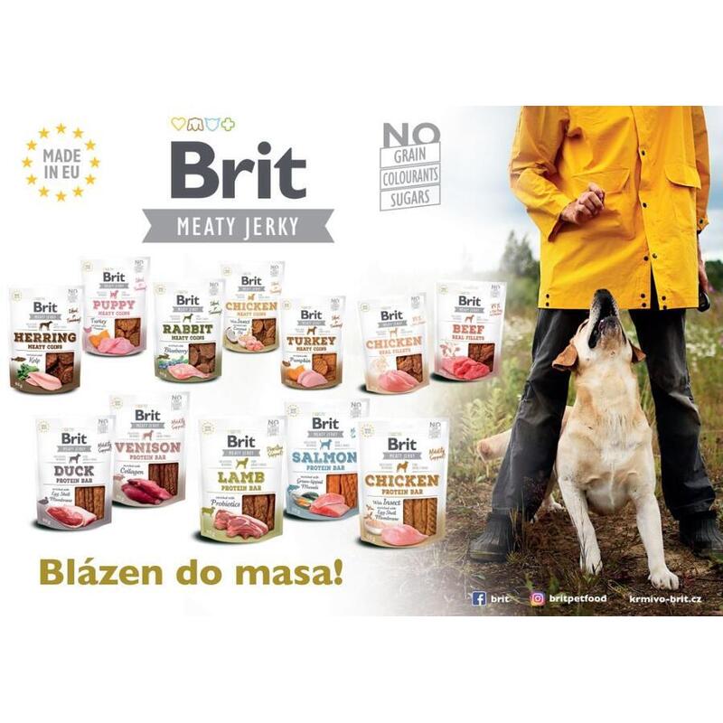 Brit Jerky Venison Protein Bar 200 g