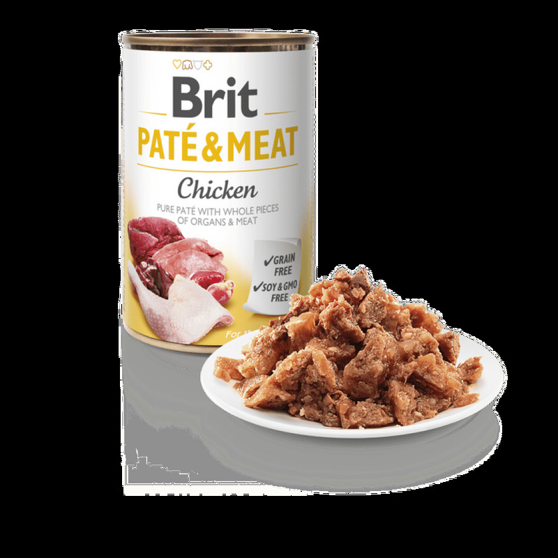 Brit Paté & Meat Dog Chicken 400 g 
