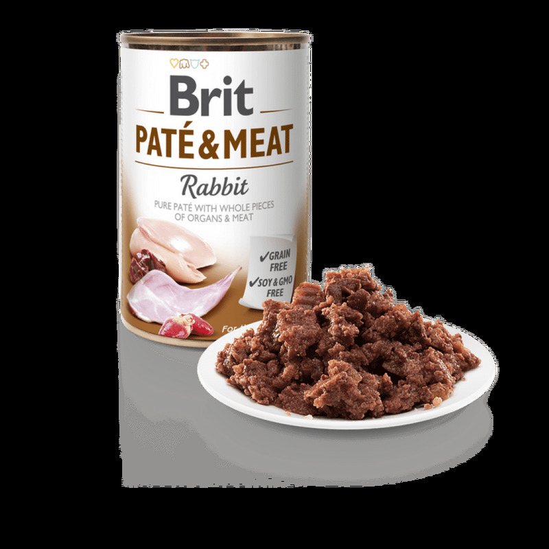 Brit Paté & Meat Dog Rabbit 400 g 