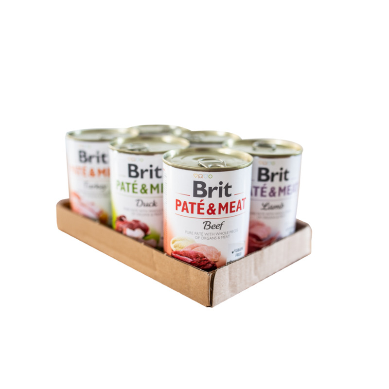Brit Paté & Meat Dog Lamb 400 g 