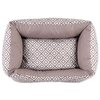 Dog Fantasy Sofa etno hnědý pelech L - 75x55x20cm