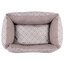 Dog Fantasy Sofa etno hnědý pelech M - 65x50x18cm