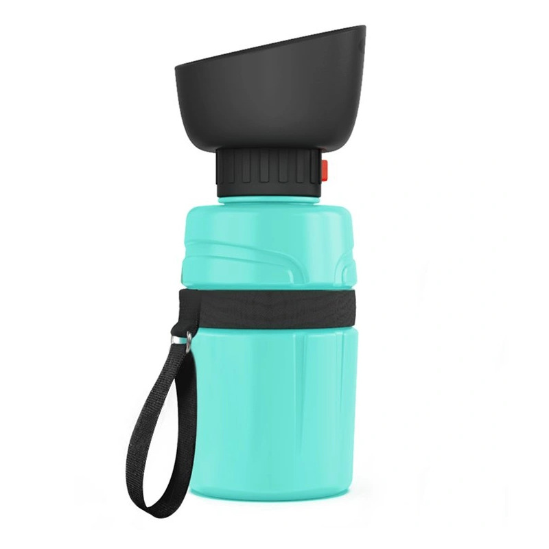 LESOTC Cestovní lahev a miska v jednom 600 ml - tyrkysová