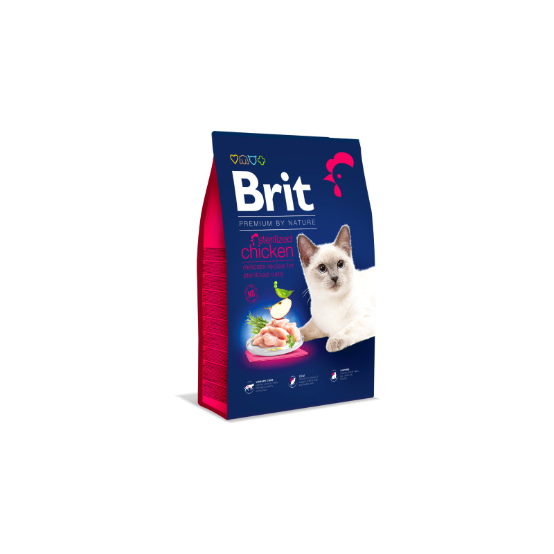 Brit Premium by Nature Cat. Sterilized Chicken 8 kg 