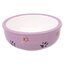 Magic Cat Miska keramická kočicí tlapka fialová 13 x 5 cm 330 ml