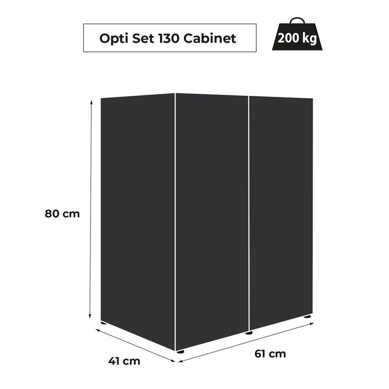 Skřínka AQUAEL pod akvária Opti Set 130 černá
