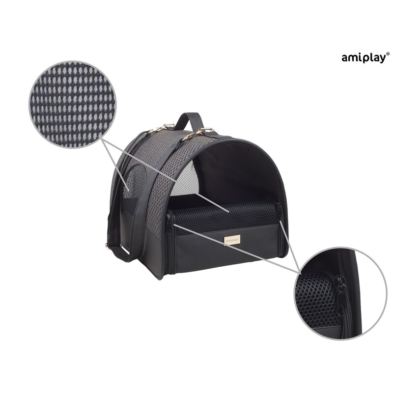 Amiplay Transporter Morgan M 42 x 26 x 26 cm černý