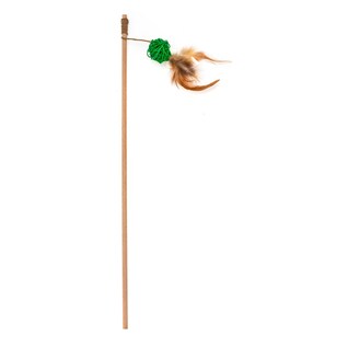 Ecomfy Hračka Gaia Rybí prut 50 cm - oranžová, žlutá