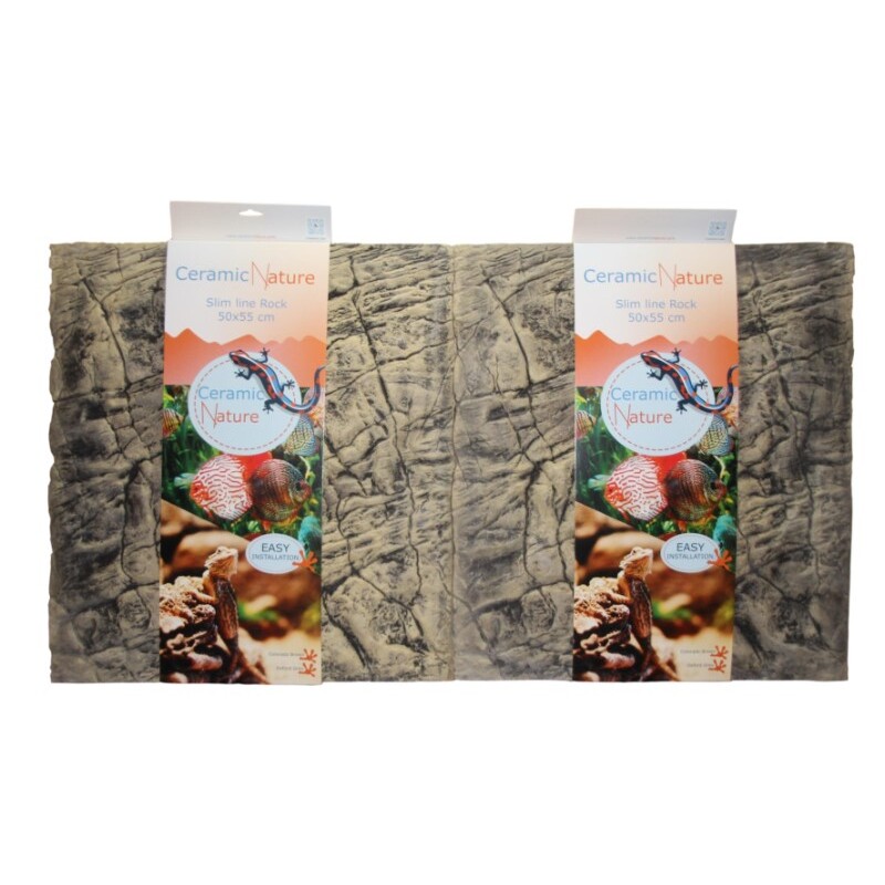 CeramicNature Slimline Rock Colorado Brown 50x55cm