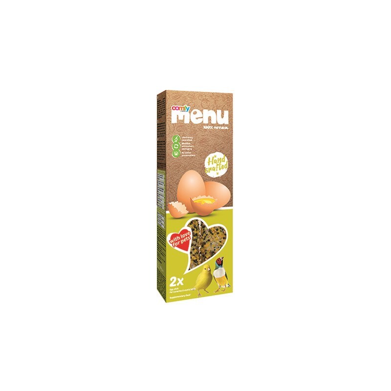 Comfy Menu Vajíčkové tyčinky pro kanáry a exotické ptáky 90 g