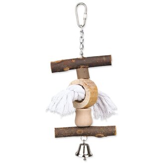 Trixie Hračka Living Toy Provaz a zvoneček 20 cm