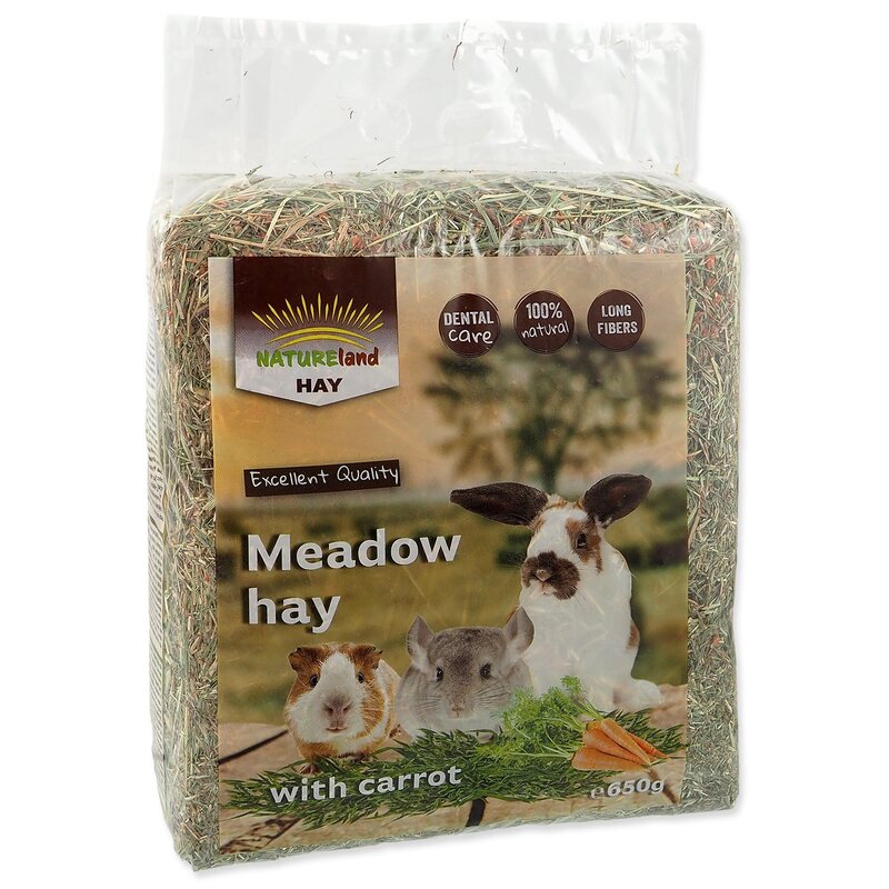 Nature Land Hay Seno s mrkví 0,65 kg