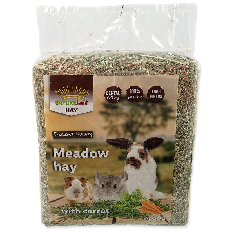 Nature Land Hay Seno s mrkví 0,65 kg