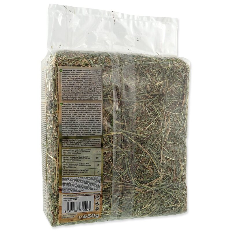 Nature Land Hay Seno s mrkví 0,65 kg