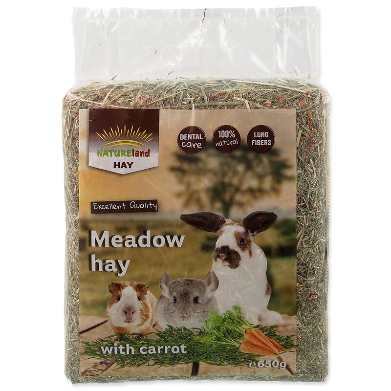 Nature Land Hay Seno s mrkví 0,65 kg